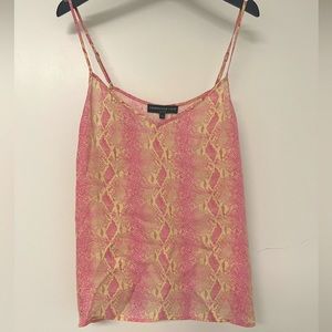 Generation Love juliana pink and lemon yellow tank top cami Size M mint Cond